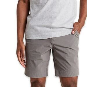 Brooks Brothers Golf Shorts Zip Fly Functional Pockets Sleek Solid Gray M 30 NWT